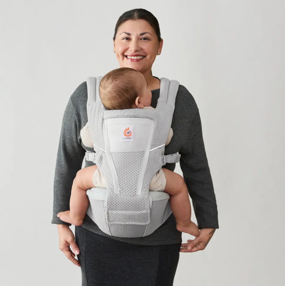 Porte bébé alta hip seat pearl grey