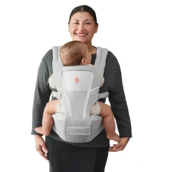 Porte bébé alta hip seat pearl grey
