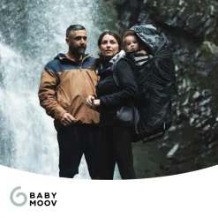 Porte bébé de randonnée avec housse de pluie moov & hike dune