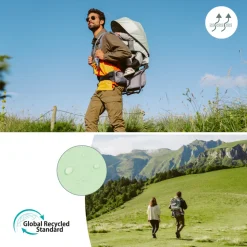 Porte bébé de randonnée moov & hike vert sauge