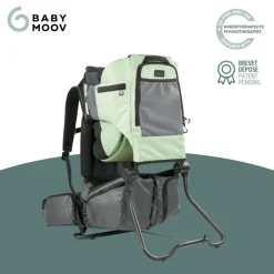 Porte bébé de randonnée moov & hike vert sauge
