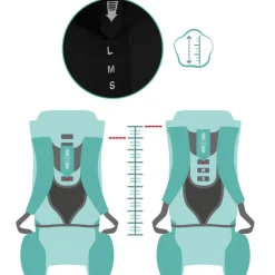 Porte-bébé de randonnée noir