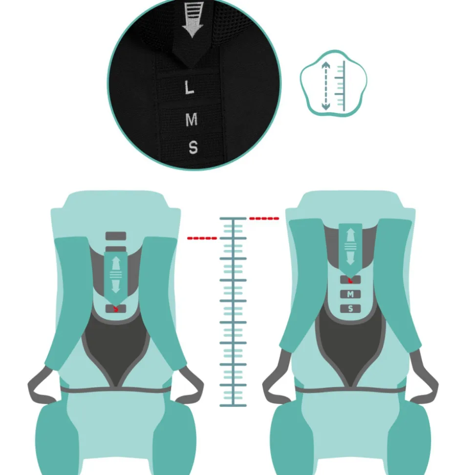 Porte-bébé de randonnée noir