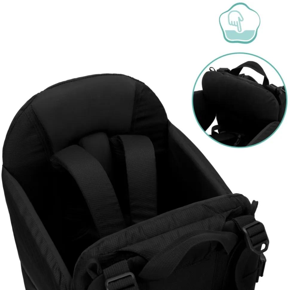 Porte-bébé de randonnée noir