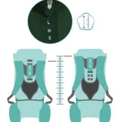 Porte-bébé de randonnée vert