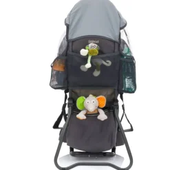Porte-bébé dorsal randonnée explorer gris