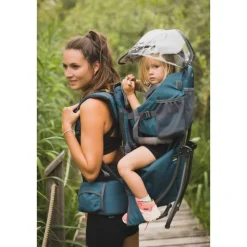 Porte-bébé dorsal randonnée explorer gris