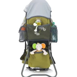 Porte-bébé dorsal randonnée olive