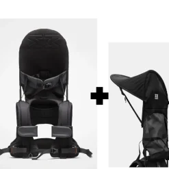 Porte bébé d'épaule g5 black core + pare soleil pour porte bébé d'épaule g5 black