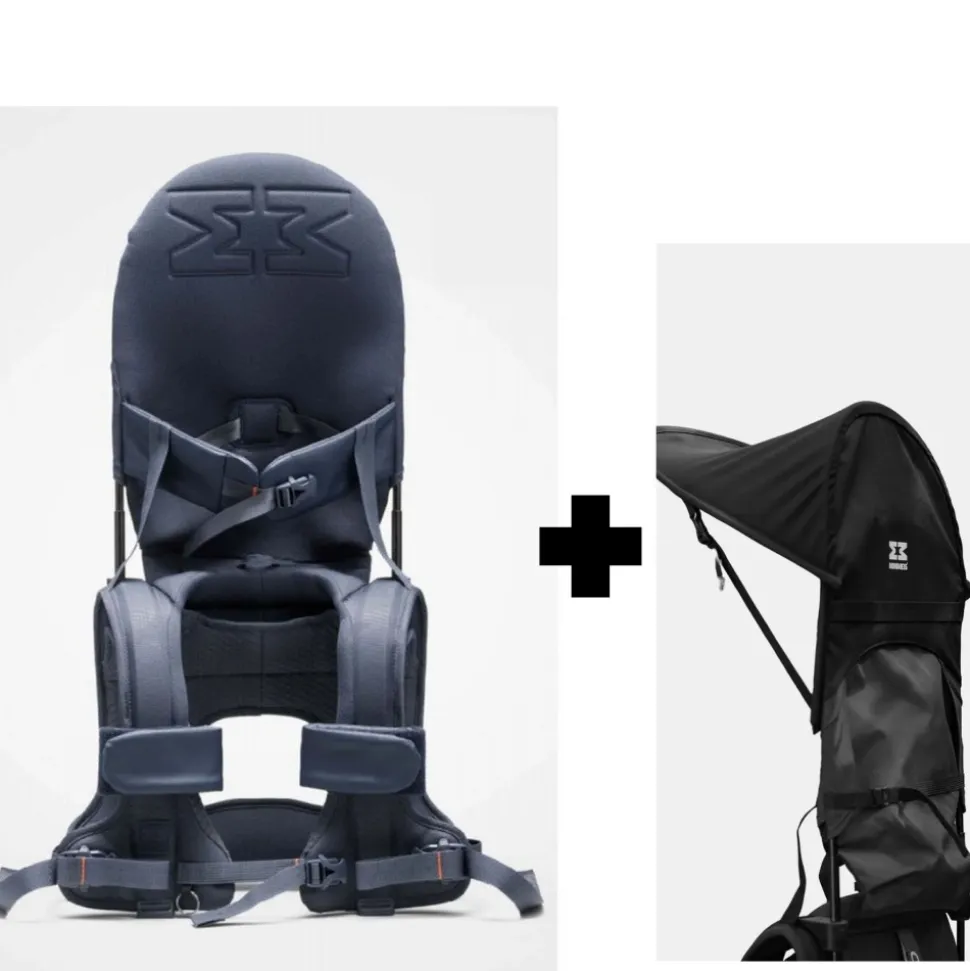 Porte bébé d'épaule g5 duskblue core+ pare soleil pour porte bébé d'épaule g5 black