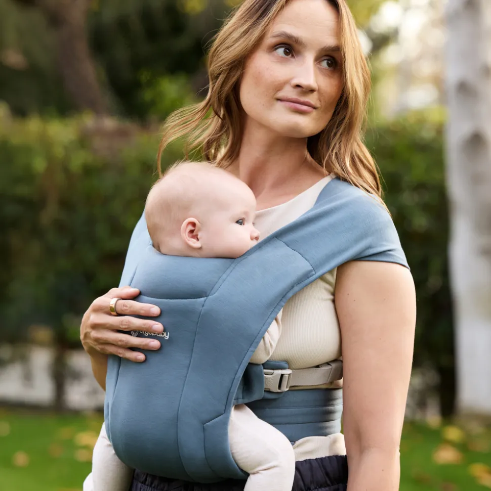 Porte-bébé embrace gris bleu