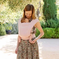 Porte-bébé embrace rose pale