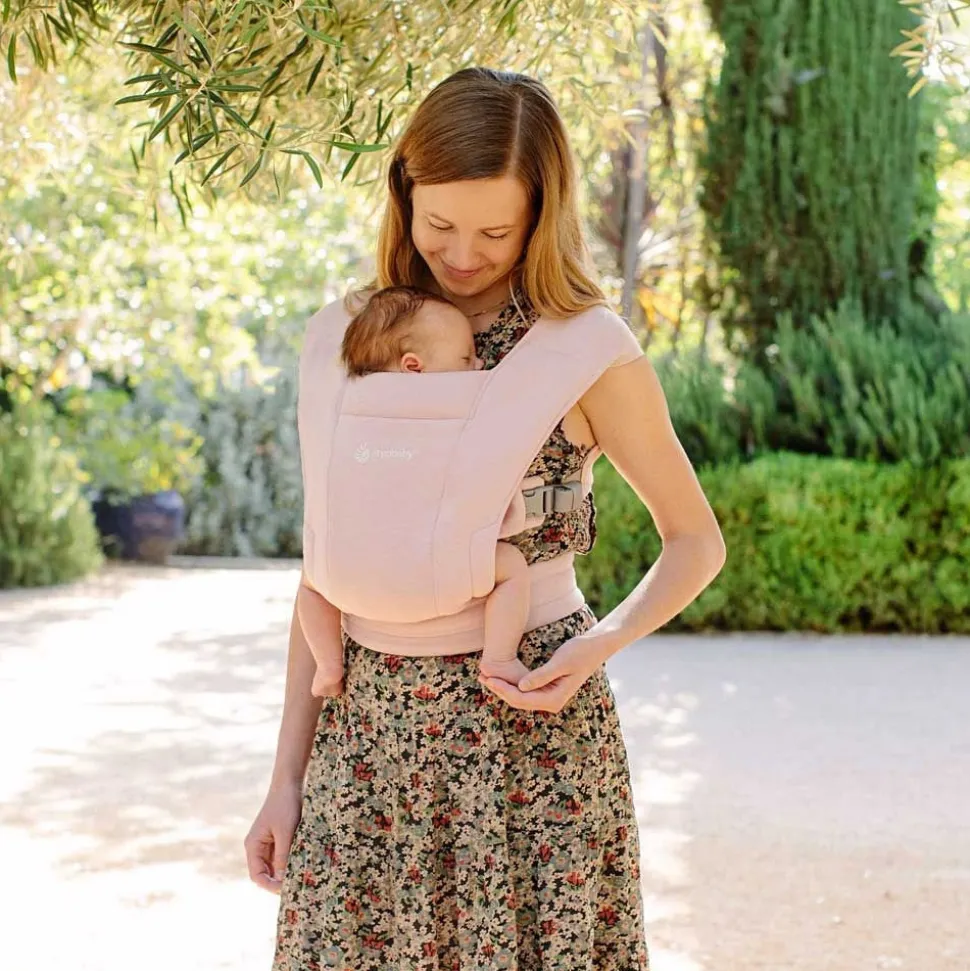 Porte-bébé embrace rose pale