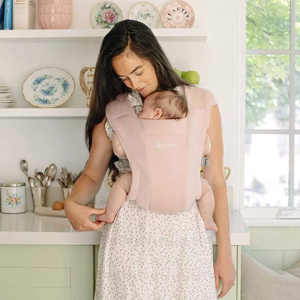 Porte-bébé embrace rose pale