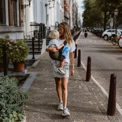 Porte-bébé enfant café