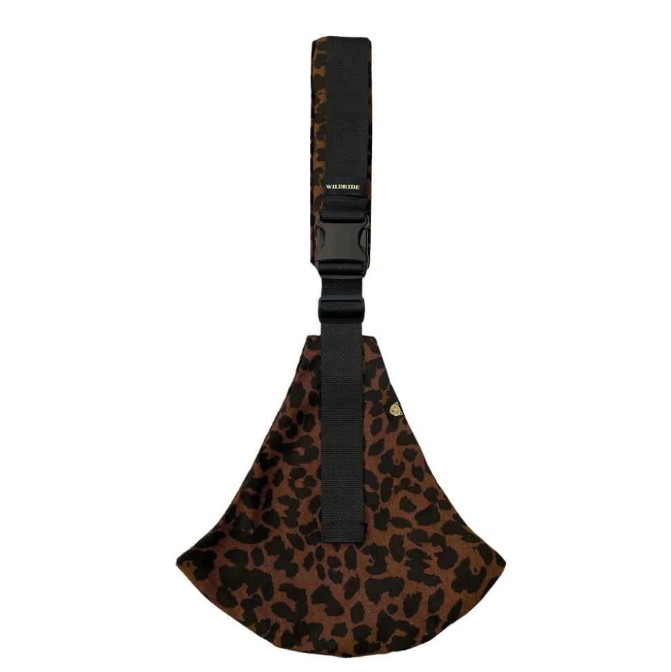 Porte-bébé enfant marron léopard