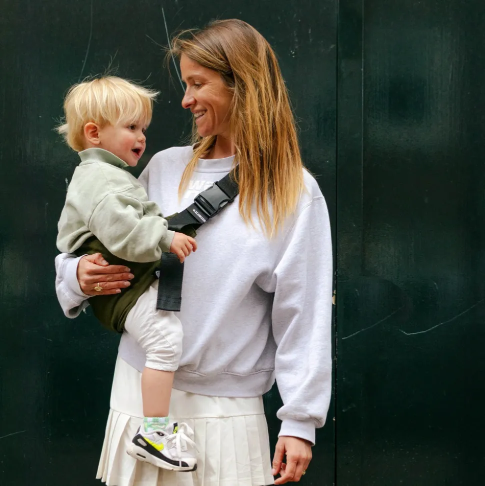 Porte-bébé enfant vert militaire