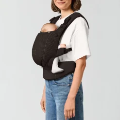 Porte-bébé ergonomique amya évolutif et respirant chocolate brown