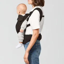 Porte-bébé ergonomique amya évolutif et respirant chocolate brown