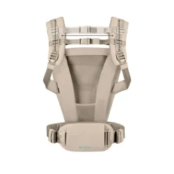 Porte-bébé ergonomique amya évolutif et respirant almond beige