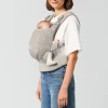 Porte-bébé ergonomique amya évolutif et respirant dune grey