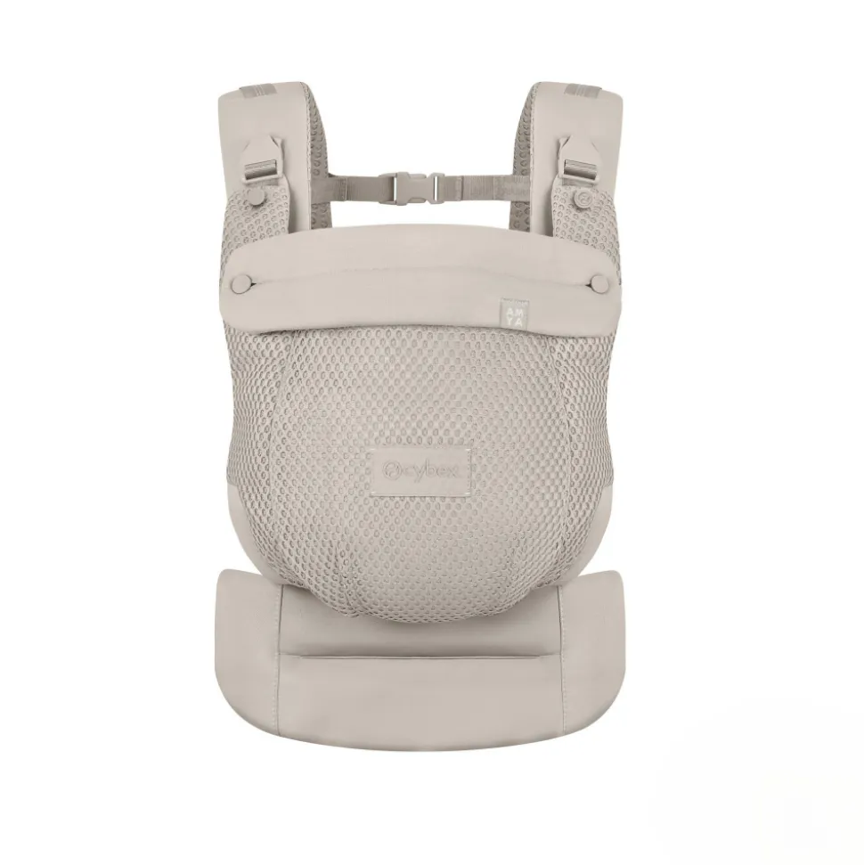 Porte-bébé ergonomique amya évolutif et respirant dune grey