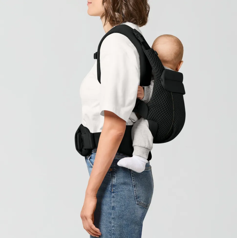 Porte-bébé ergonomique amya évolutif et respirant magic black