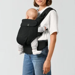Porte-bébé ergonomique amya évolutif et respirant magic black