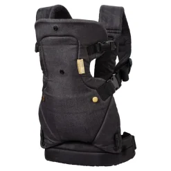 Porte bébé flip 4 en 1 denim noir et or