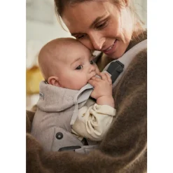 Porte bébé harmony melange tissé beige clair