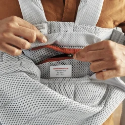 Porte bébé harmony mesh 3d argent