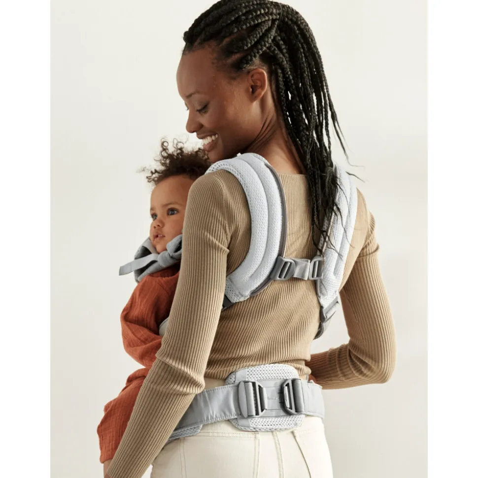 Porte bébé harmony mesh 3d argent