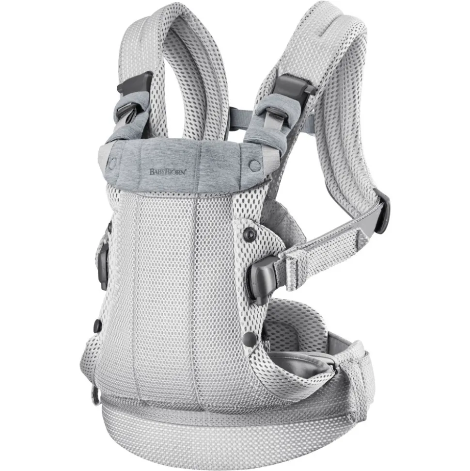 Porte bébé harmony mesh 3d argent