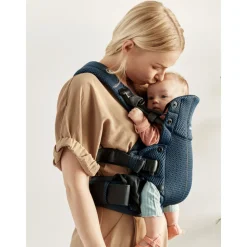 Porte bébé harmony mesh 3d bleu marine