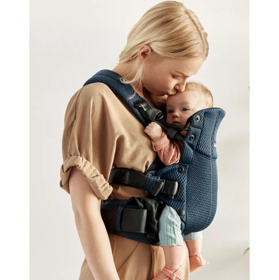 Porte bébé harmony mesh 3d bleu marine
