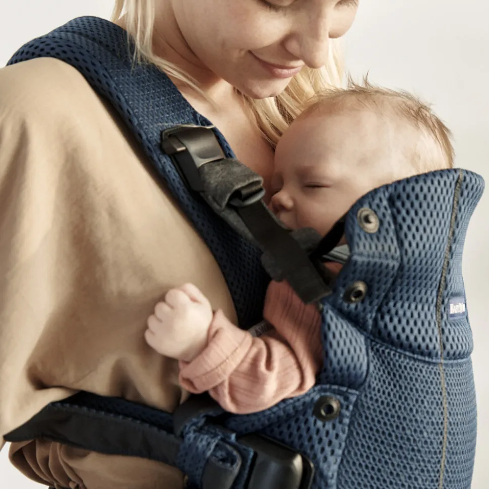 Porte bébé harmony mesh 3d bleu marine