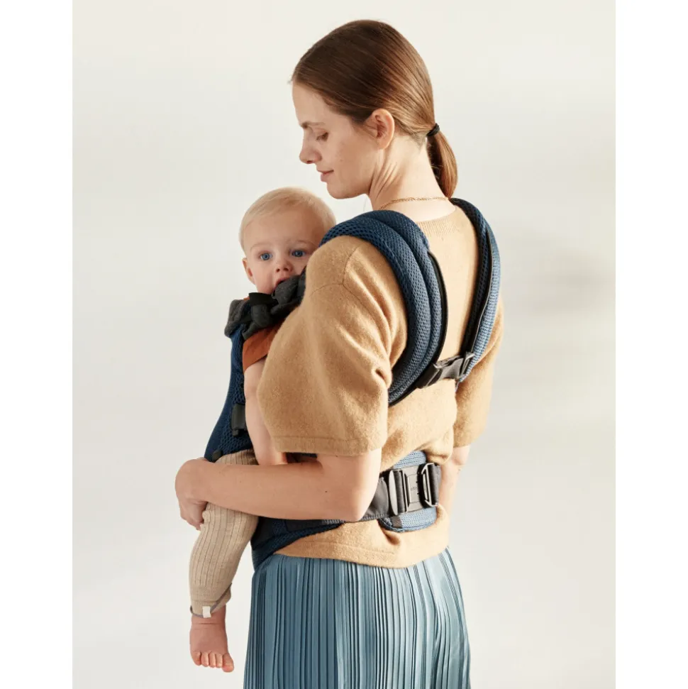 Porte bébé harmony mesh 3d bleu marine