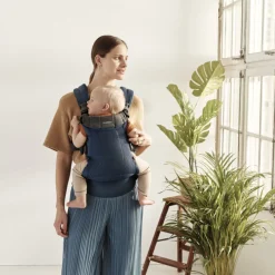 Porte bébé harmony mesh 3d bleu marine