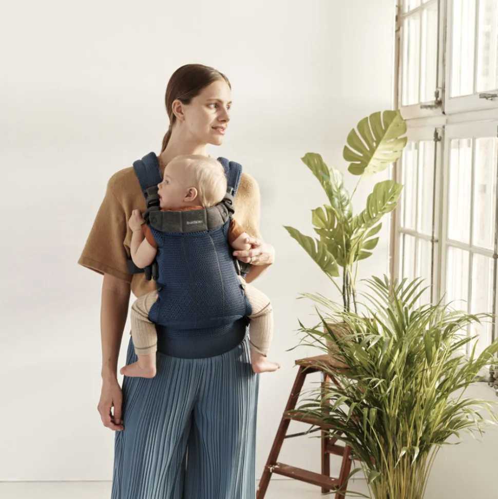 Porte bébé harmony mesh 3d bleu marine