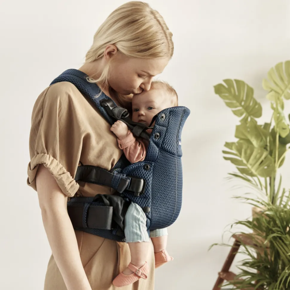 Porte bébé harmony mesh 3d bleu marine
