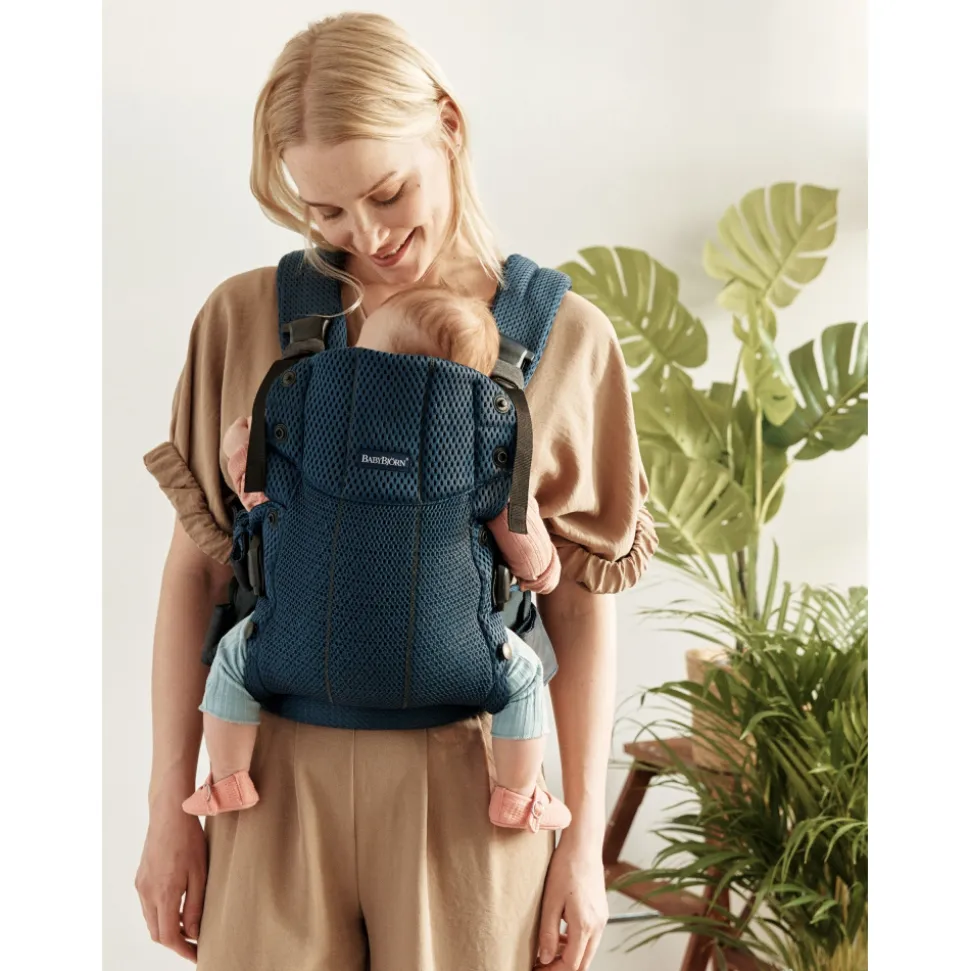 Porte bébé harmony mesh 3d bleu marine