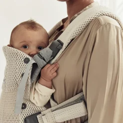 Porte bébé harmony mesh 3d crème