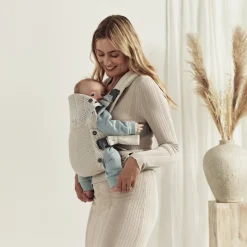 Porte bébé harmony mesh 3d crème