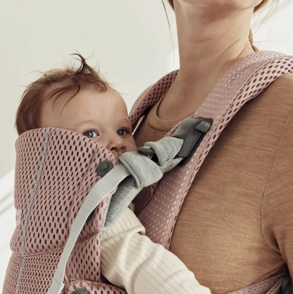 Porte bébé harmony mesh 3d rose clair