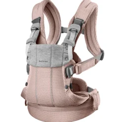 Porte bébé harmony mesh 3d rose clair
