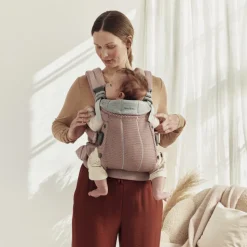 Porte bébé harmony mesh 3d rose clair