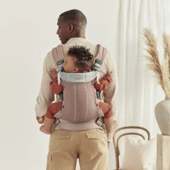 Porte bébé harmony mesh 3d rose clair