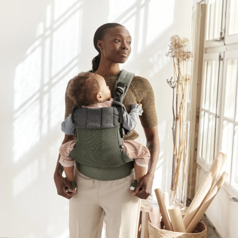 Porte bébé harmony mesh 3d vert foncé