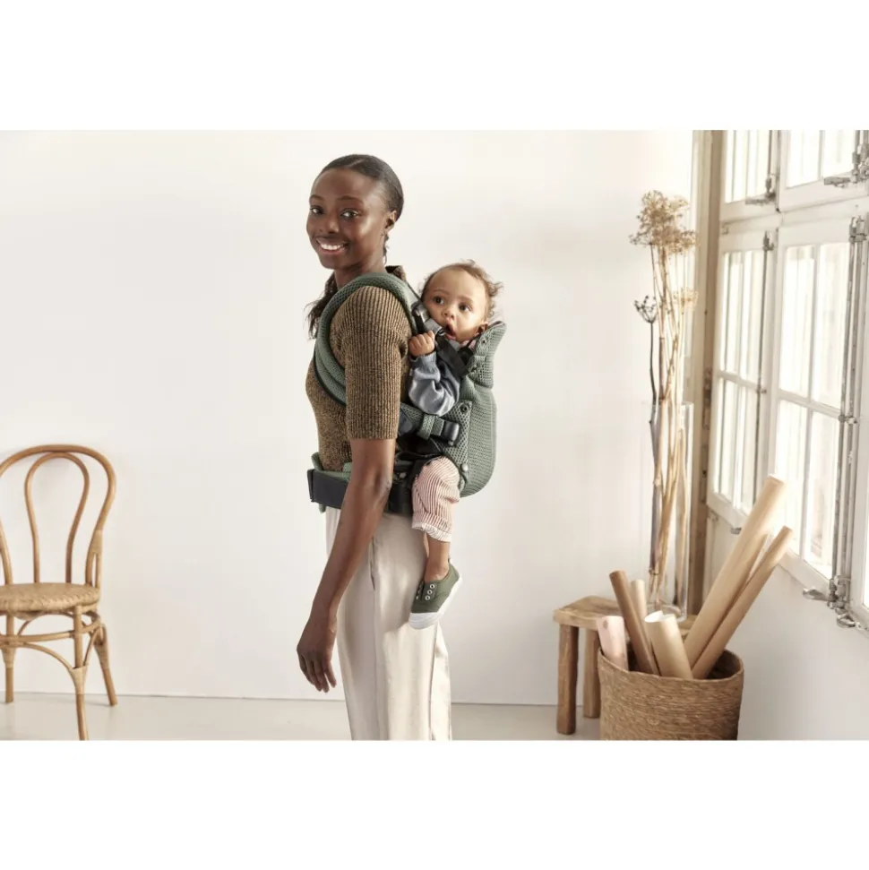 Porte bébé harmony mesh 3d vert foncé