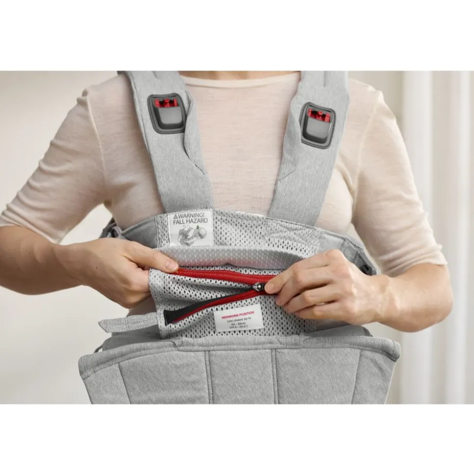 Porte bébé harmony tissé chiné gris